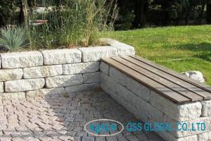 Outdoor granite wall stone